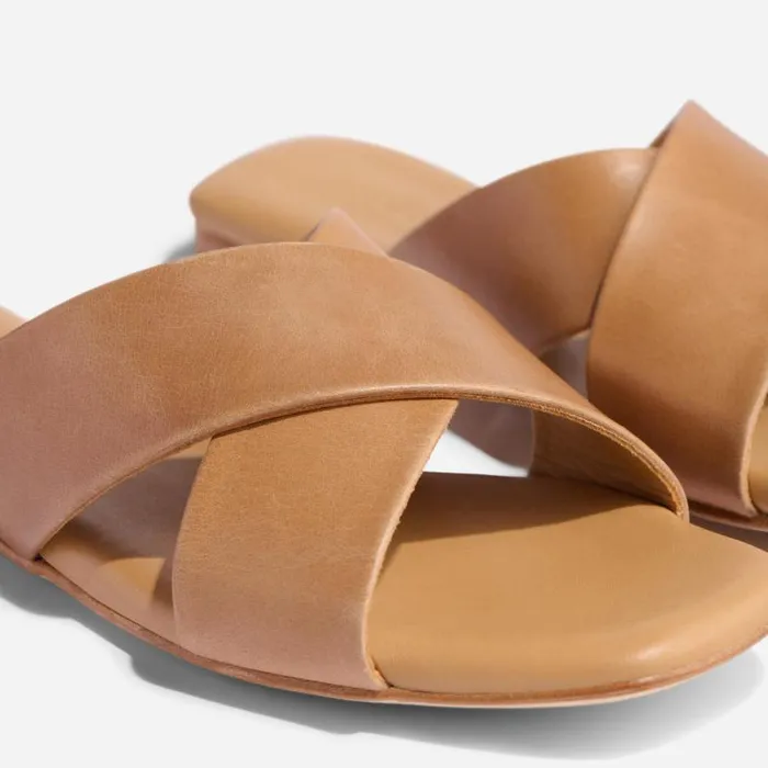 Nisolo Sandals Women Catalina Slide Sandal Almond Nisolo Sandals Women Catalina Slide Sandal Almond