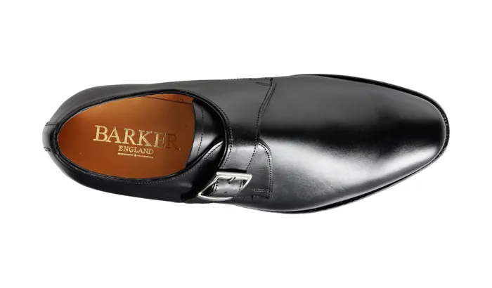Northcote 8211 Black Calf Men Barker Shoes Mens Monk Straps