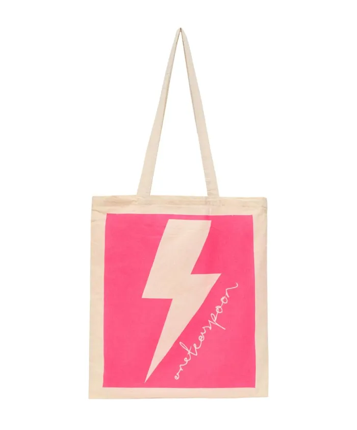 One Teaspoon Bags PINK LIGHTNING BOLT TOTE BAG 8211 Women One Teaspoon Bags PINK LIGHTNING BOLT TOTE BAG 8211 Women