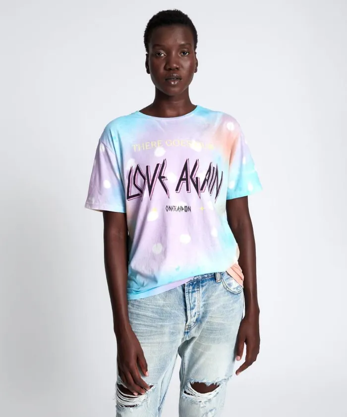 One Teaspoon Basic Tees LOVE AGAIN ORGANIC UNISEX TEE 8211 Women One Teaspoon Basic Tees LOVE AGAIN ORGANIC UNISEX TEE 8211 Women