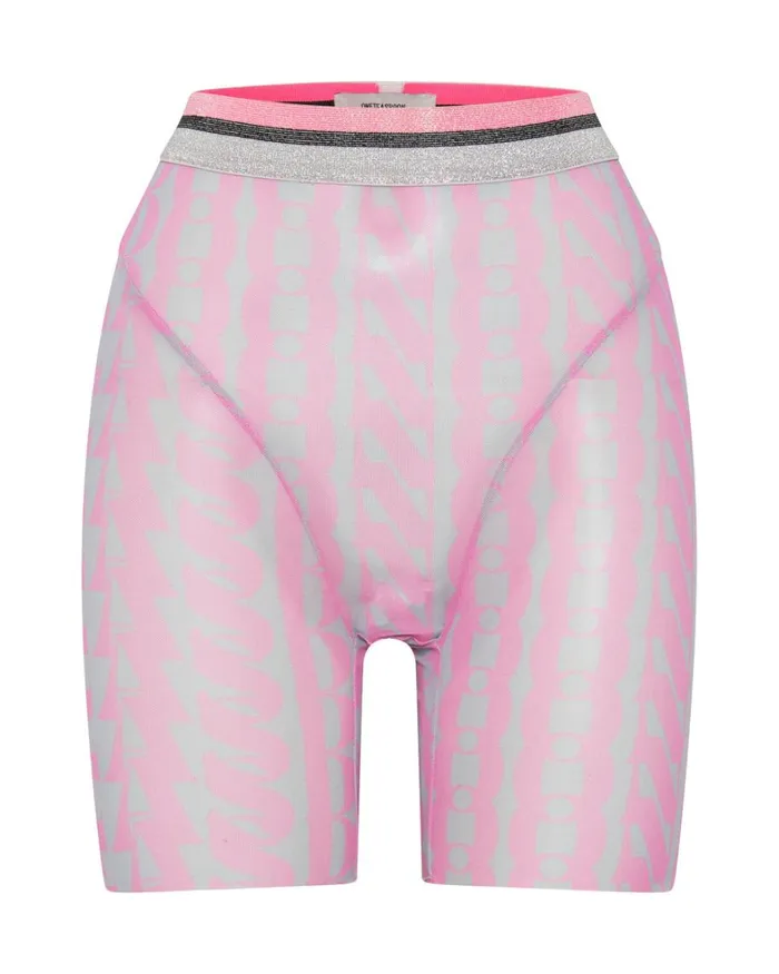 One Teaspoon Bottoms ON REPEAT MESH BIKE SHORTS 8211 Women
