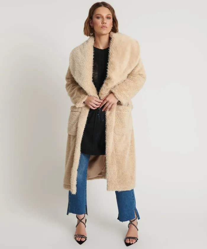 One Teaspoon Jackets THE WONDERLAND FAUX FUR COAT 8211 Women