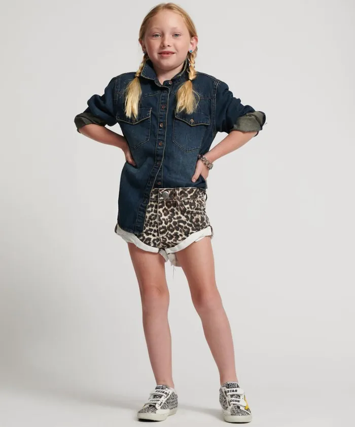 One Teaspoon Kids KIDS LEOPARD BANDITS 8211 Kids