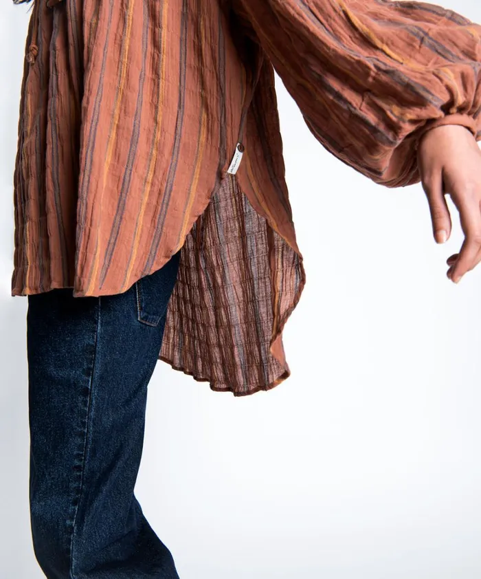 One Teaspoon Tops DESERT STRIPE TANGIERS TUNIC 8211 Women One Teaspoon Tops DESERT STRIPE TANGIERS TUNIC 8211 Women