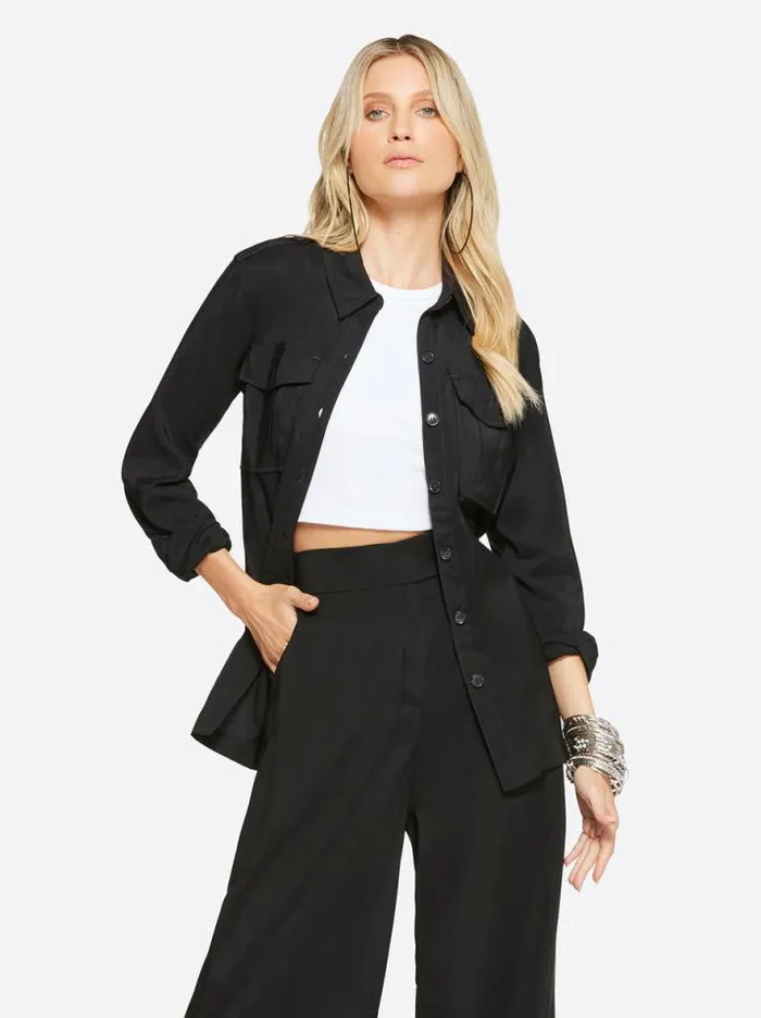 Outerwear Clothing Jessica Simpson Jessa Jacket In Black