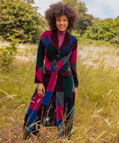 Perfectly Patchwork Coat Multi Coats and Jackets Joebrowns Apparel Perfectly Patchwork Coat Multi Coats and Jackets Joebrowns Apparel