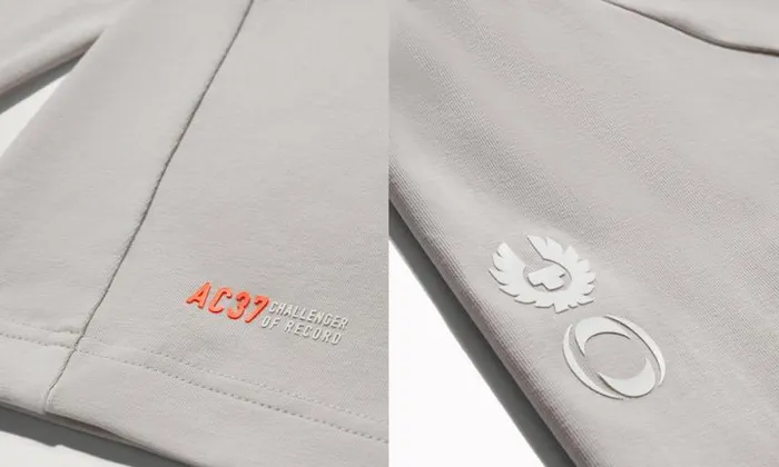 Polo Shirts Men Belstaff Challenger Long Sleeve Polo Harbour Grey Polo Shirts Men Belstaff Challenger Long Sleeve Polo Harbour Grey