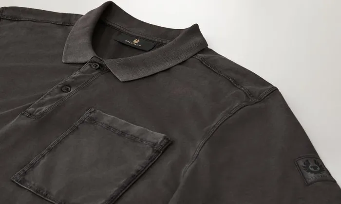 Polo Shirts Men Belstaff Hockley Polo Forge Grey Polo Shirts Men Belstaff Hockley Polo Forge Grey
