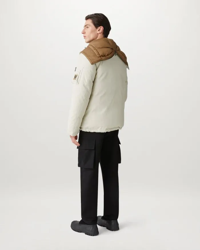 Quilt and Down Jackets Men Belstaff Centenary Reversible Down Jacket Chalk British Khaki Quilt and Down Jackets Men Belstaff Centenary Reversible Down Jacket Chalk British Khaki