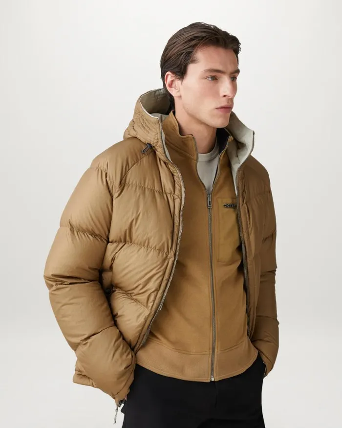 Quilt and Down Jackets Men Belstaff Centenary Reversible Down Jacket Chalk British Khaki Quilt and Down Jackets Men Belstaff Centenary Reversible Down Jacket Chalk British Khaki