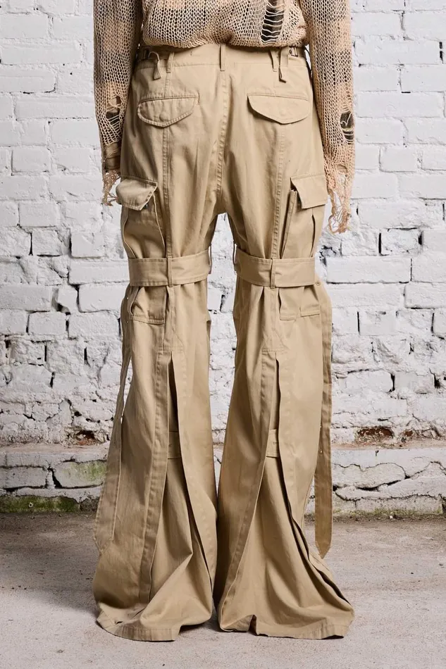 R13 Sale Women TRENCH CARGO 8211 LIGHT KHAKI