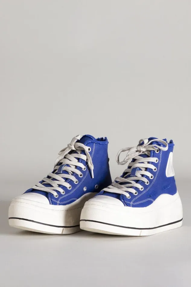 R13 Sneakers Women High Top Sneaker 8211 Royal Blue