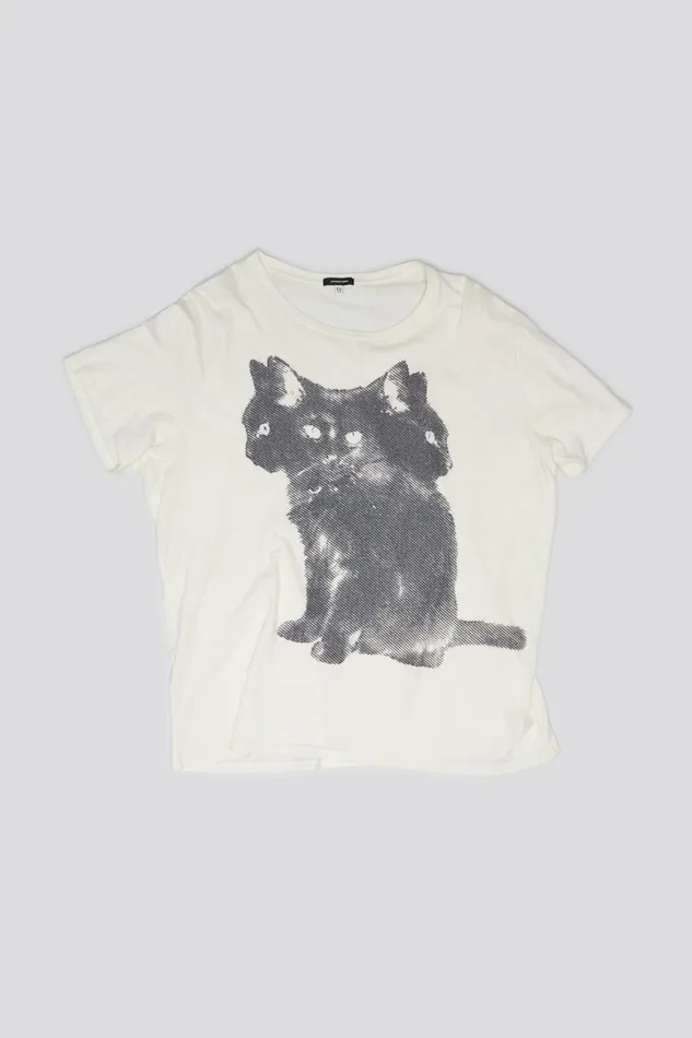 R13 Tops Women TRIPLE CAT BOY T 8211 ECRU