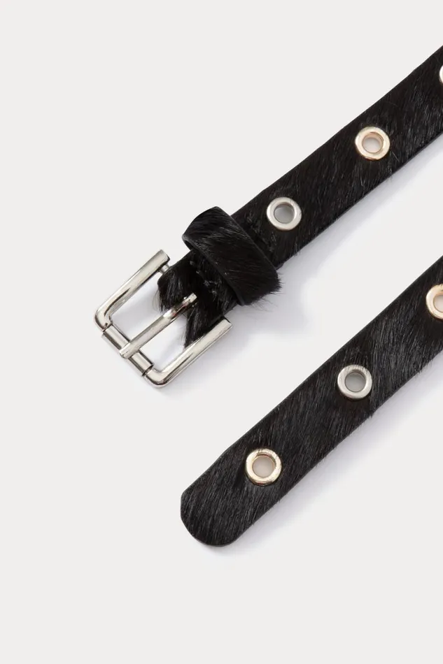 Rachel Comey Belts Women Eyelet Lyon Belt Black Rachel Comey Belts Women Eyelet Lyon Belt Black