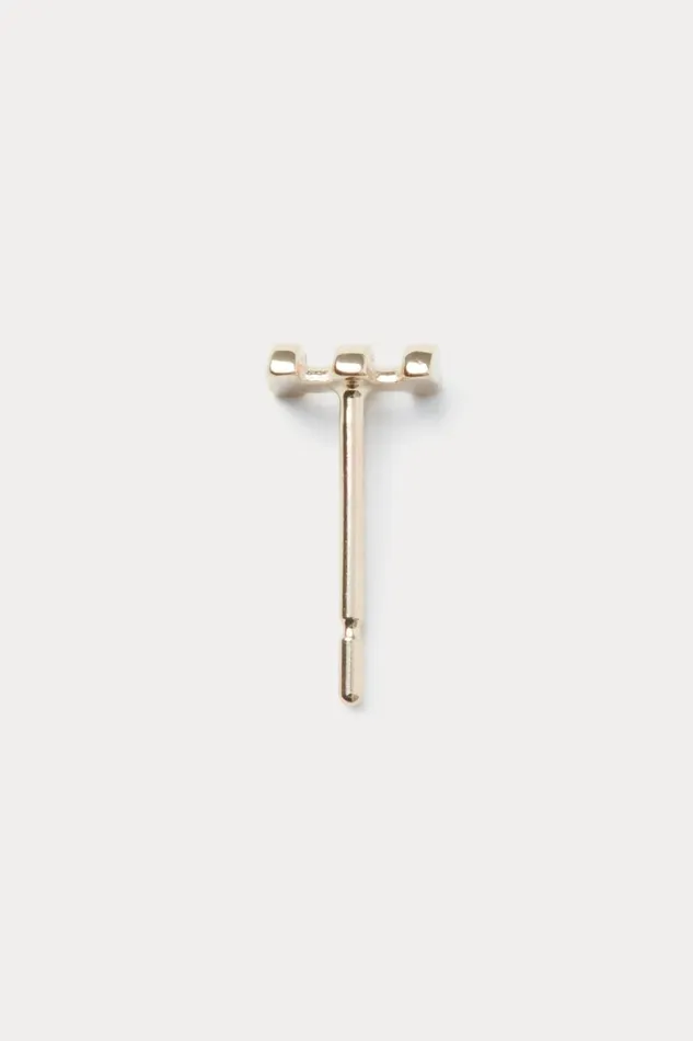 Rachel Comey Jewelry Women Quarry TriSemi Earring Single Gold Rachel Comey Jewelry Women Quarry TriSemi Earring Single Gold