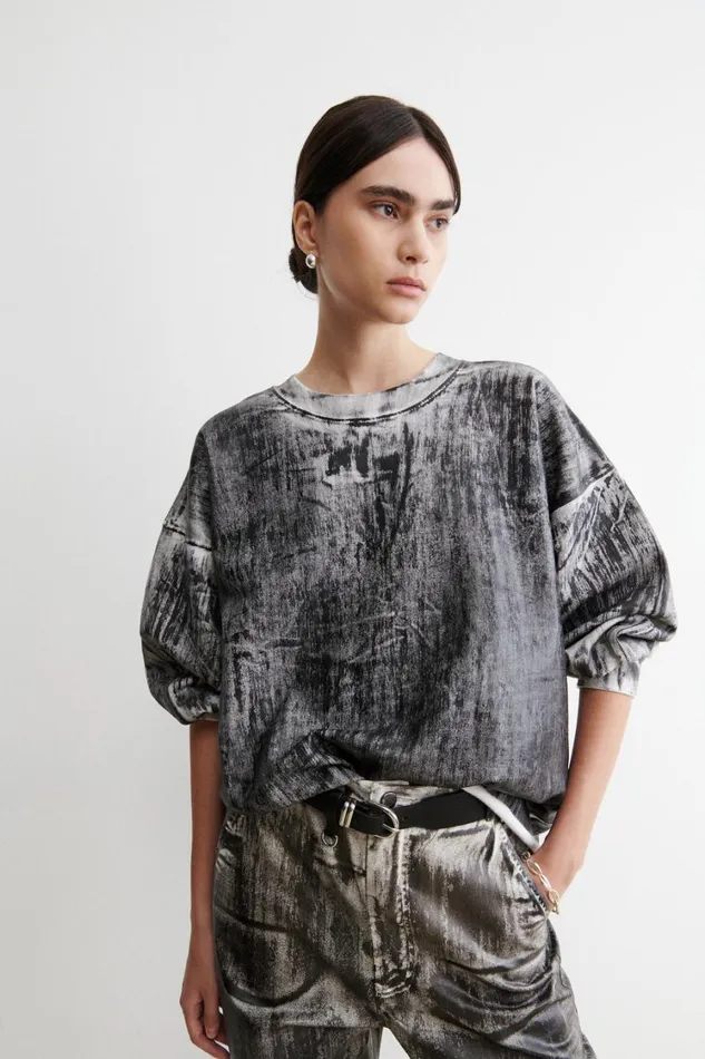 Rachel Comey Tshirts Sweatshirts Women Fond Sweatshirt Black Brushed Rachel Comey Tshirts Sweatshirts Women Fond Sweatshirt Black Brushed
