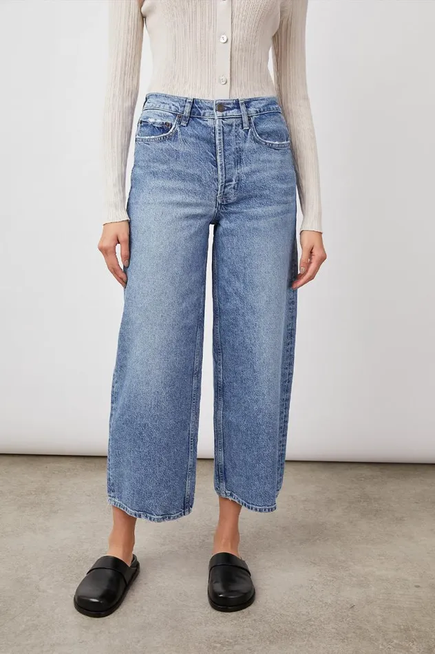 Rails Denim Women GETTY CROP WIDE LEG Geranium