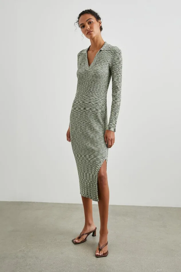 Rails Dresses and Rompers Women LUCIANA DRESS Mint Navy Space Dye