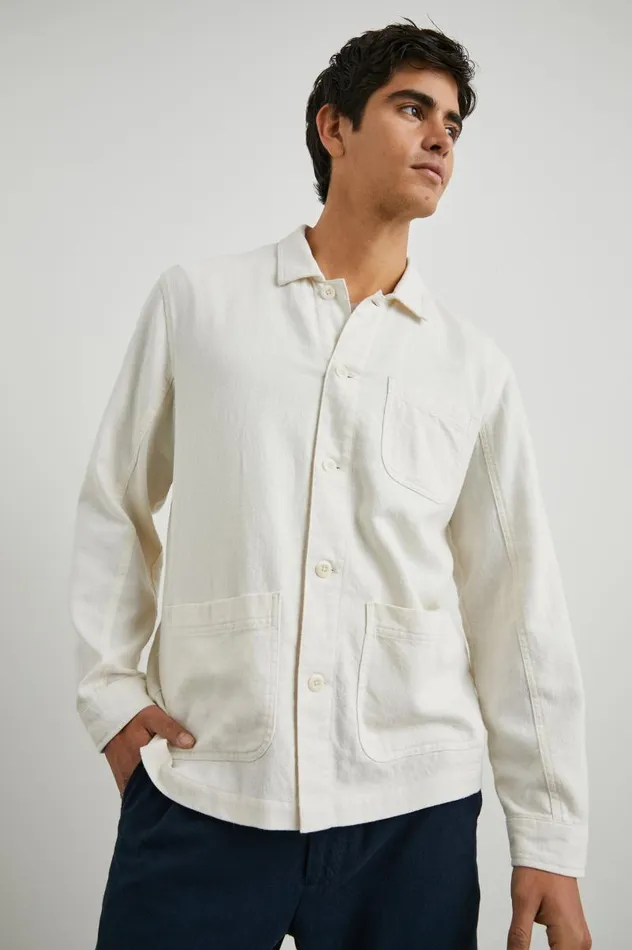 Rails Jackets and Coats Men AMBROSE JACKET Ecru