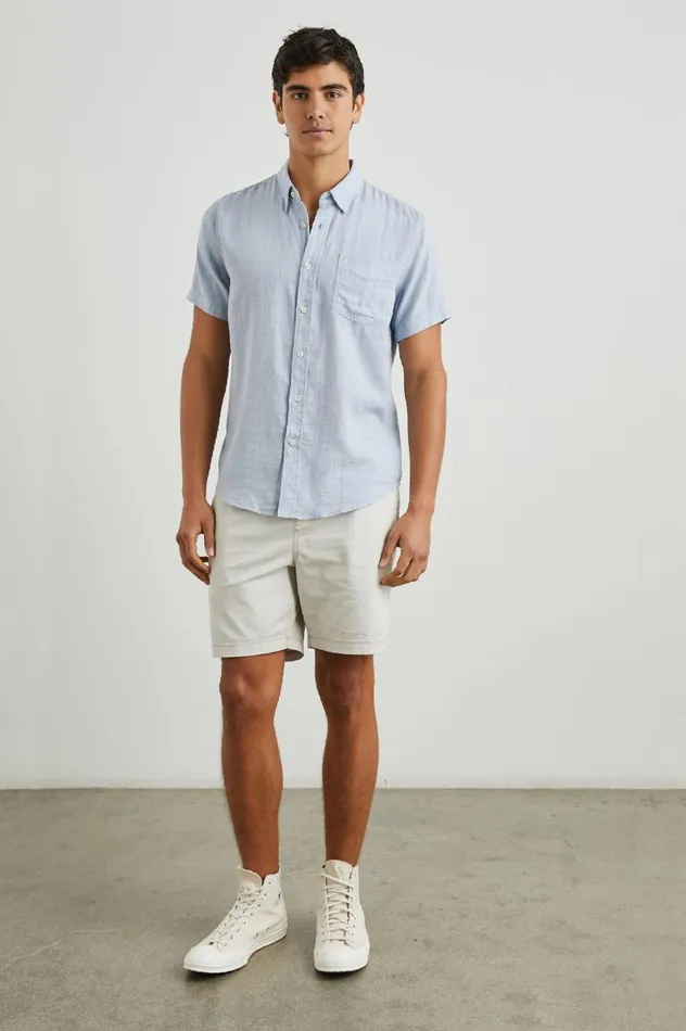 Rails Shirts Men FAIRFAX SHIRT Blue Melange
