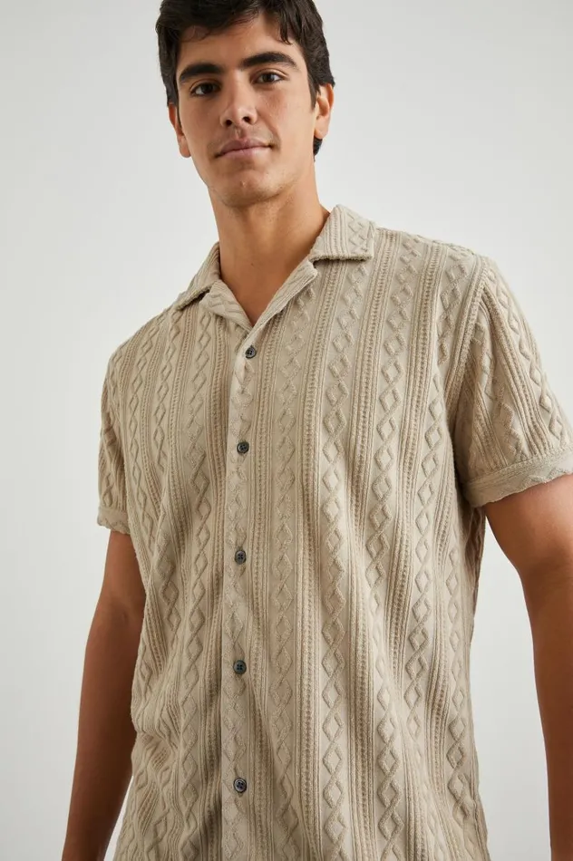 Rails Shirts Men MAVERICK SHIRT Craft Paper