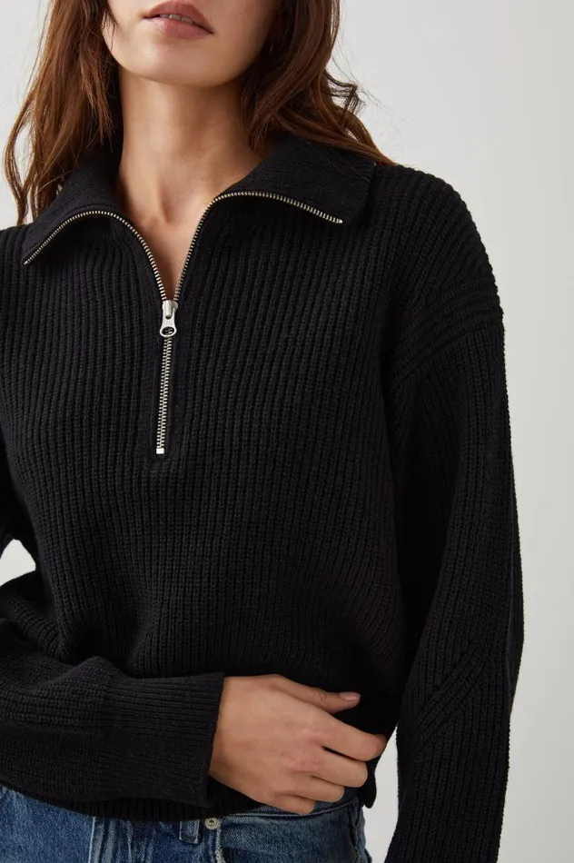 Rails Sweaters Women ROUX SWEATER Black