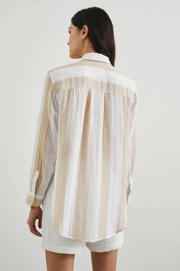 Rails Tops Women JAYLIN SHIRT Flax Stripe