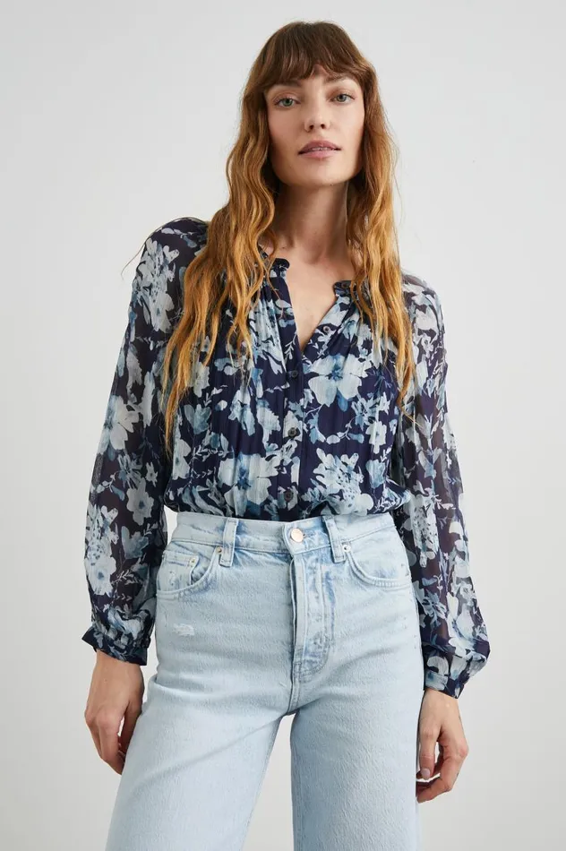 Rails Tops Women NESSIE TOP Indigo Blossoms