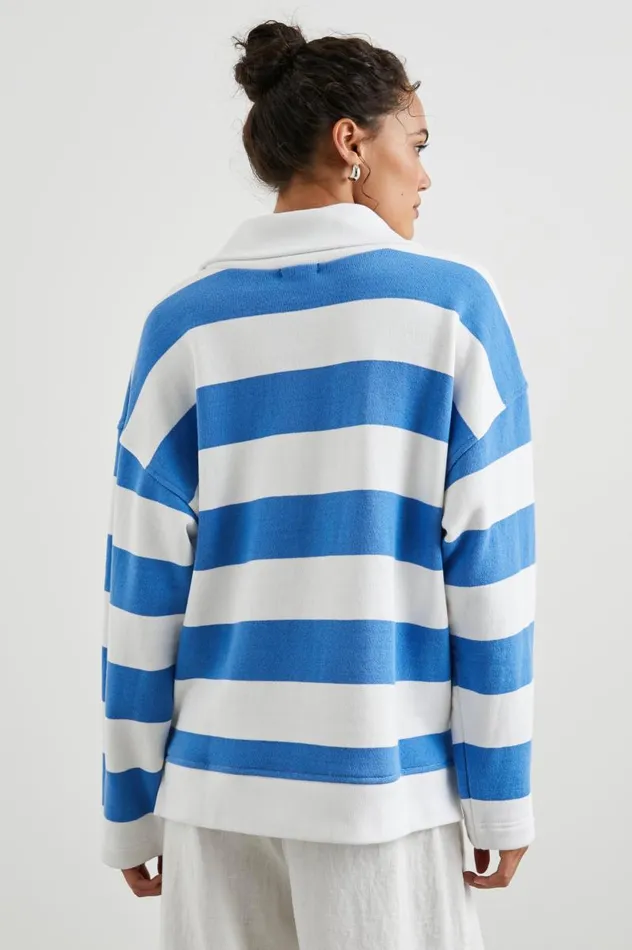 Rails Tops Women PARKER SWEATSHIRT Ocean Rugby Stripe