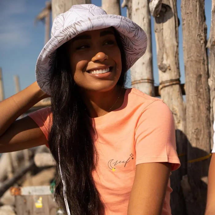 Reef Hats and Beanies Women Rudy Printed Bucket Hat Mushroom Reef Hats and Beanies Women Rudy Printed Bucket Hat Mushroom
