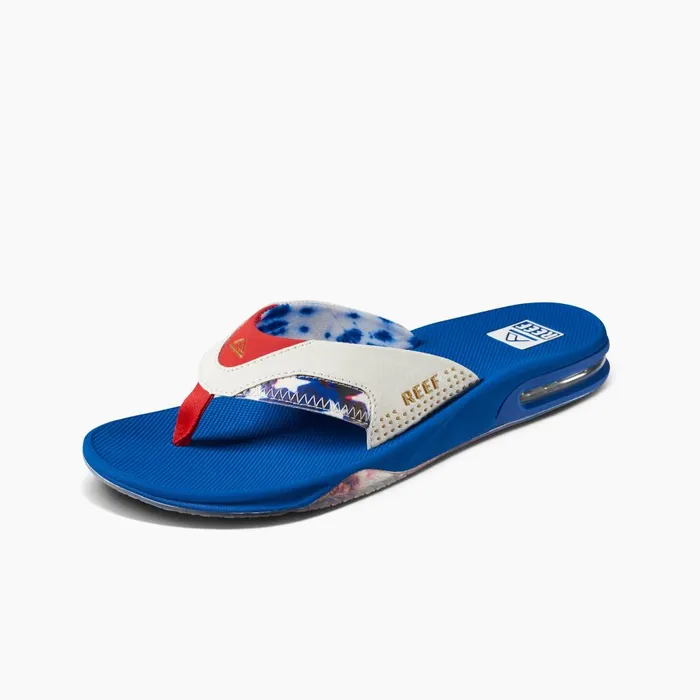 Reef Sandals Men Fanning Red White And Blue Reef Sandals Men Fanning Red White And Blue