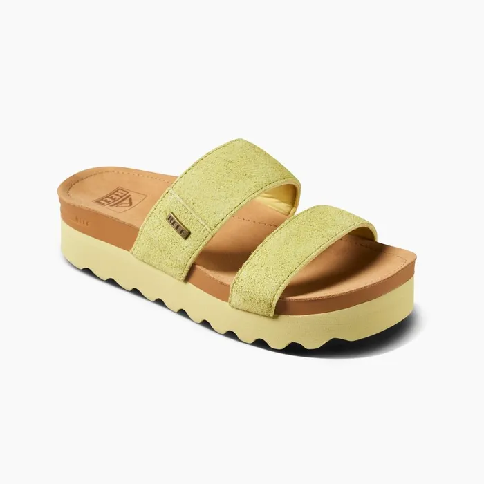 Reef Sandals Women Cushion Vista Hi Citron Suede Reef Sandals Women Cushion Vista Hi Citron Suede