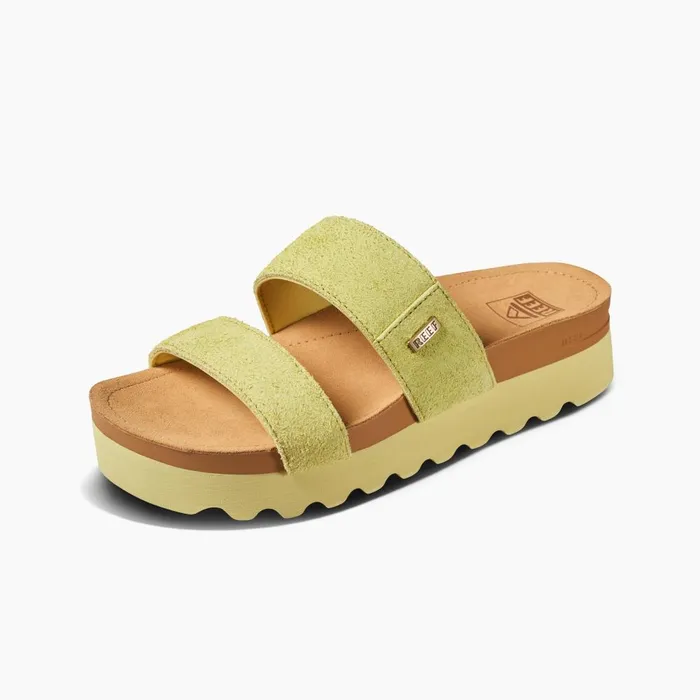 Reef Sandals Women Cushion Vista Hi Citron Suede Reef Sandals Women Cushion Vista Hi Citron Suede