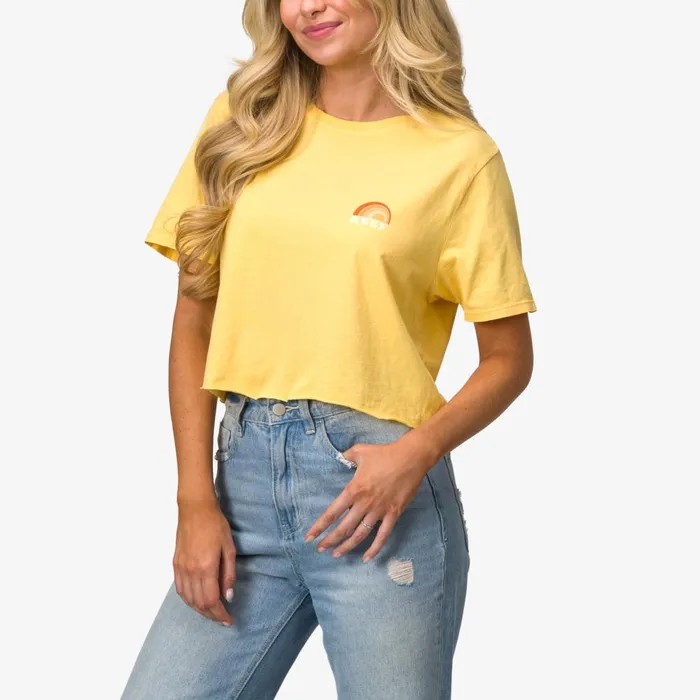 Reef TShirts Tanks and Dresses Women Becca 18034 Crop Tee Cornsilk Reef TShirts Tanks and Dresses Women Becca 18034 Crop Tee Cornsilk