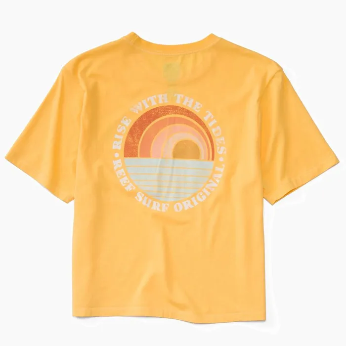 Reef TShirts Tanks and Dresses Women Becca 18034 Crop Tee Cornsilk Reef TShirts Tanks and Dresses Women Becca 18034 Crop Tee Cornsilk