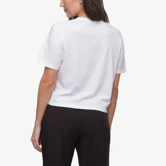 Reef TShirts Tanks and Dresses Women Poster Child Short Sleeve Crop Tee Bright White Reef TShirts Tanks and Dresses Women Poster Child Short Sleeve Crop Tee Bright White