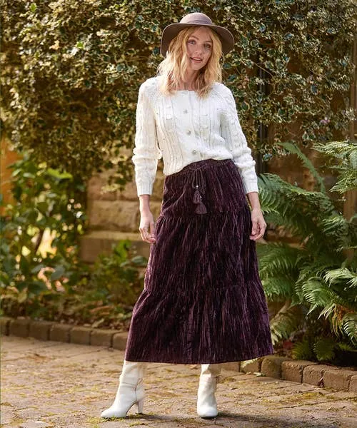 Robyn Embellished MultiWay Knit Cream Knitwear and Cardigans Joebrowns Apparel Robyn Embellished MultiWay Knit Cream Knitwear and Cardigans Joebrowns Apparel