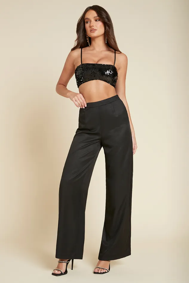 Runaway The Label Crops Shop LOLA CROP TOP 8211 BLACK