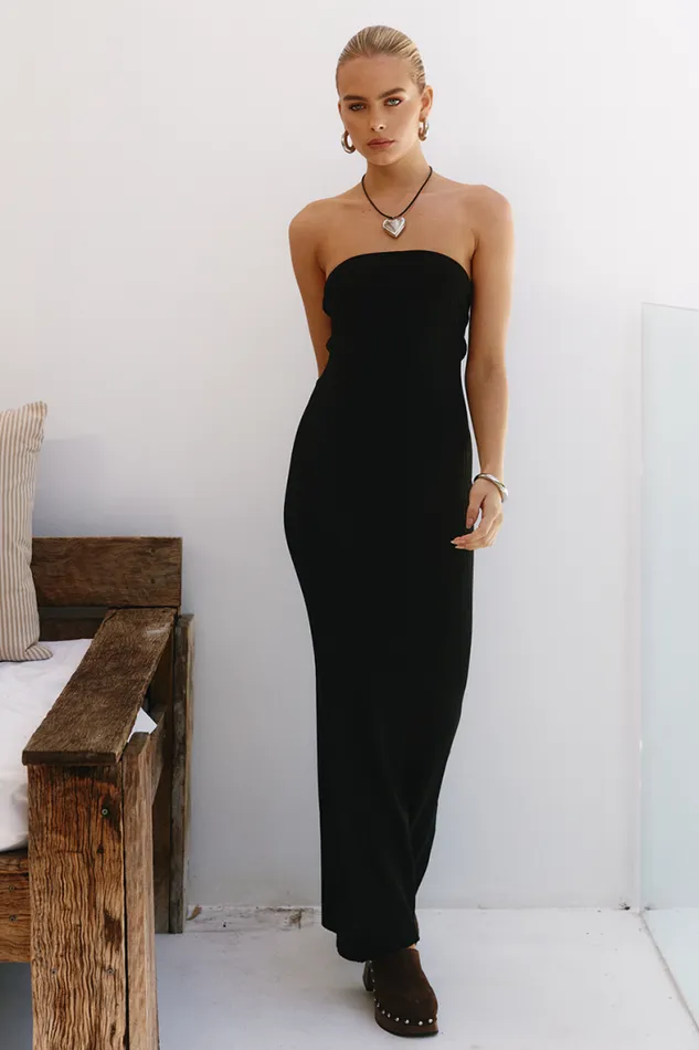 Runaway The Label Maxi Shop VITA MAXI DRESS 8211 BLACK