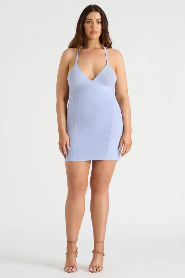 Runaway The Label Mini Shop THE LUREX MINI DRESS 8211 LILAC Runaway The Label Mini Shop THE LUREX MINI DRESS 8211 LILAC