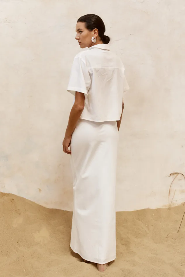 Runaway The Label Shirts and Blouses Shop VERONA SHIRT 8211 WHITE