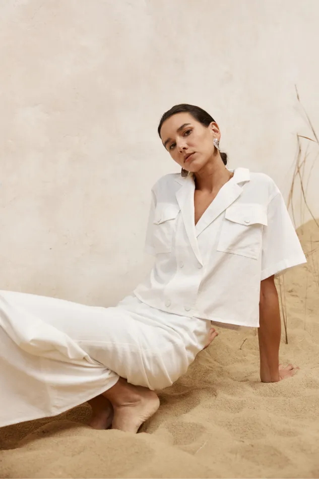 Runaway The Label Shirts and Blouses Shop VERONA SHIRT 8211 WHITE