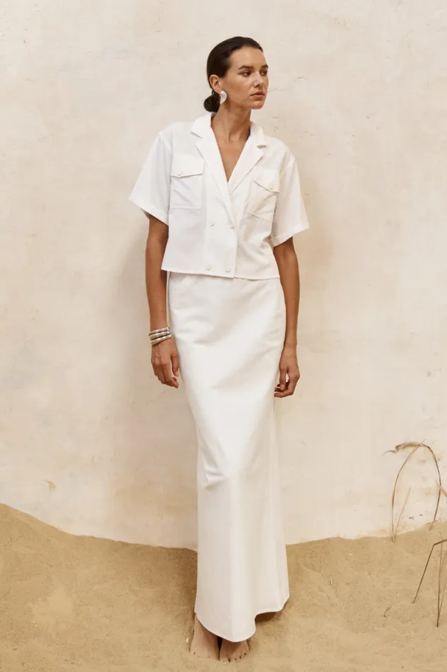 Runaway The Label Shirts and Blouses Shop VERONA SHIRT 8211 WHITE