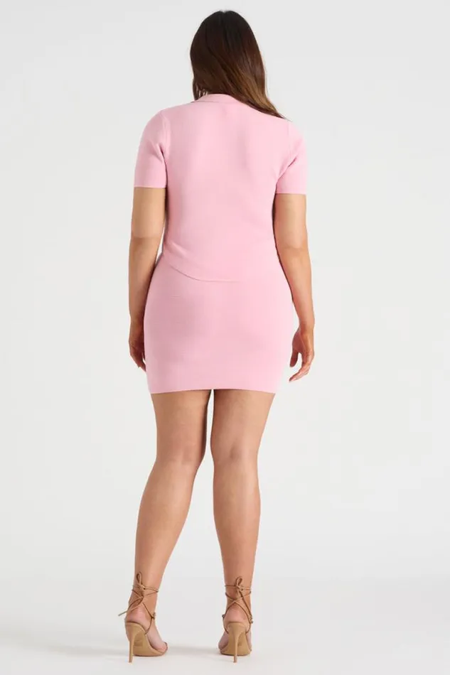 Runaway The Label Skirts Shop THE KNIT MINI SKIRT 8211 PINK Runaway The Label Skirts Shop THE KNIT MINI SKIRT 8211 PINK