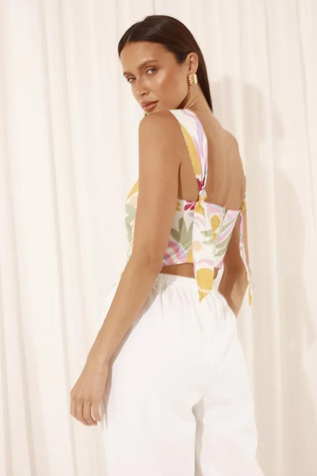 Runaway The Label Summer Sets Shop AVELINE TOP 8211 AVELINE PRINT