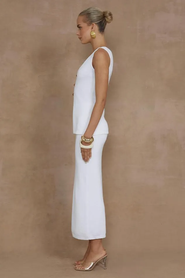 Runaway The Label Summer Sets Shop NADINA TOP 8211 WHITE