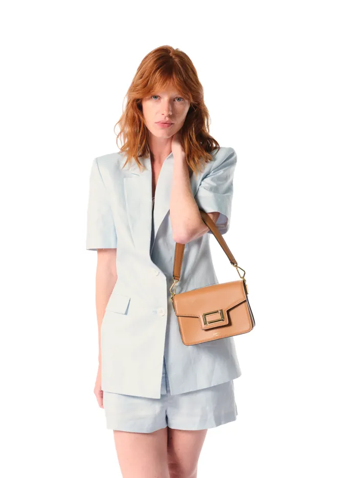 S Flap Bag Camel Women Lancel Shoulder Bags S Flap Bag Camel Women Lancel Shoulder Bags