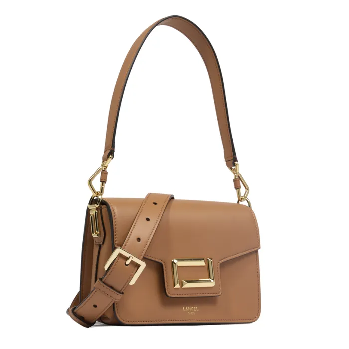 S Flap Bag Camel Women Lancel Shoulder Bags S Flap Bag Camel Women Lancel Shoulder Bags