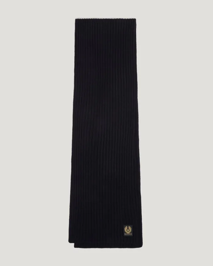 Scarves MenWomen Belstaff Watch Scarf Black