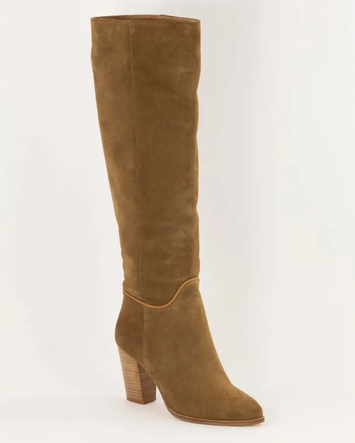 Sessn Womens Shoes Maria grande Tobacco Suede For Sale
